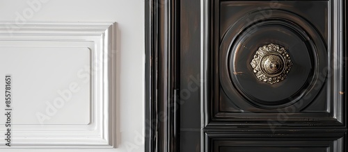 Black classic detail door w...