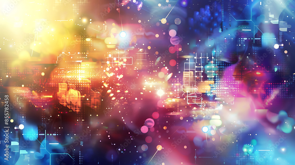 Fototapeta premium abstract technology background