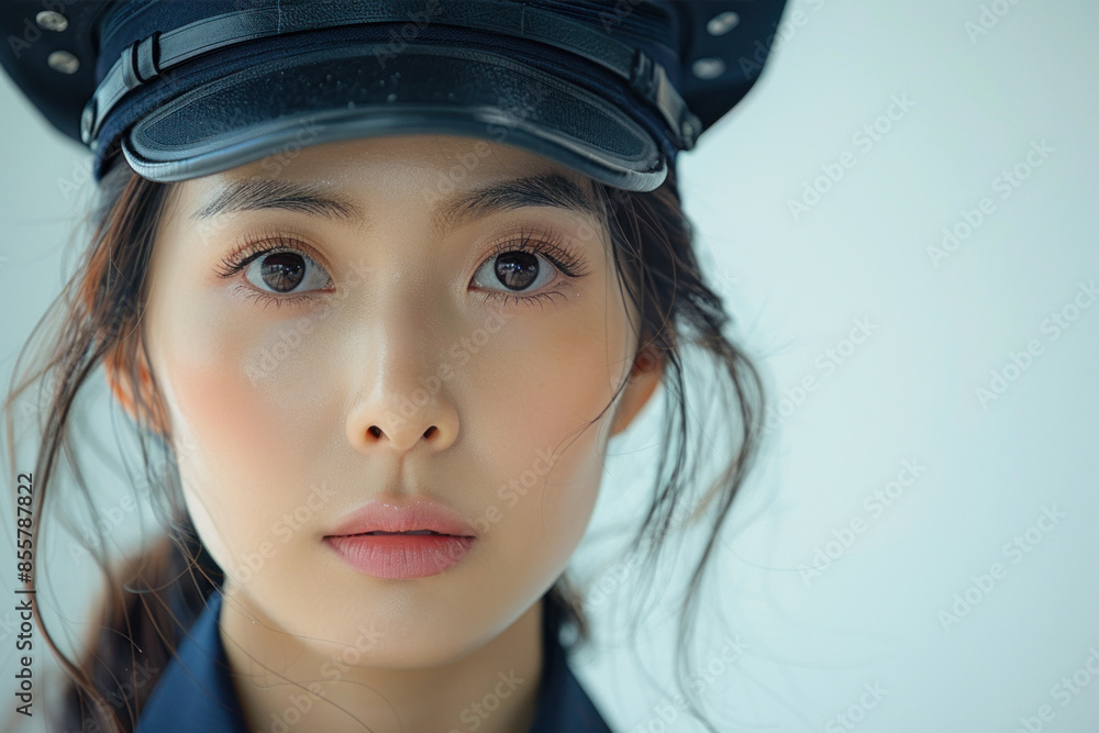 Portrait of confident policewoman looking at camera Portrait of confident policewoman looking at camera