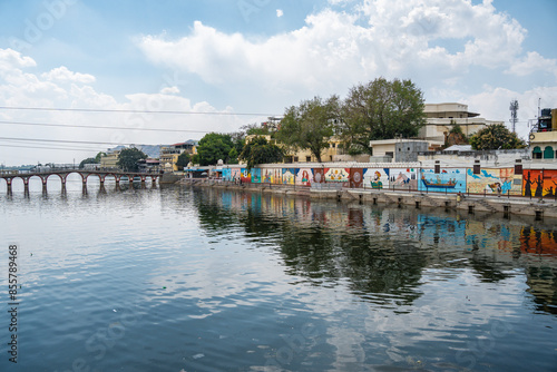 Beautiful Lake Pichola, Udaipur, Rajasthan, India