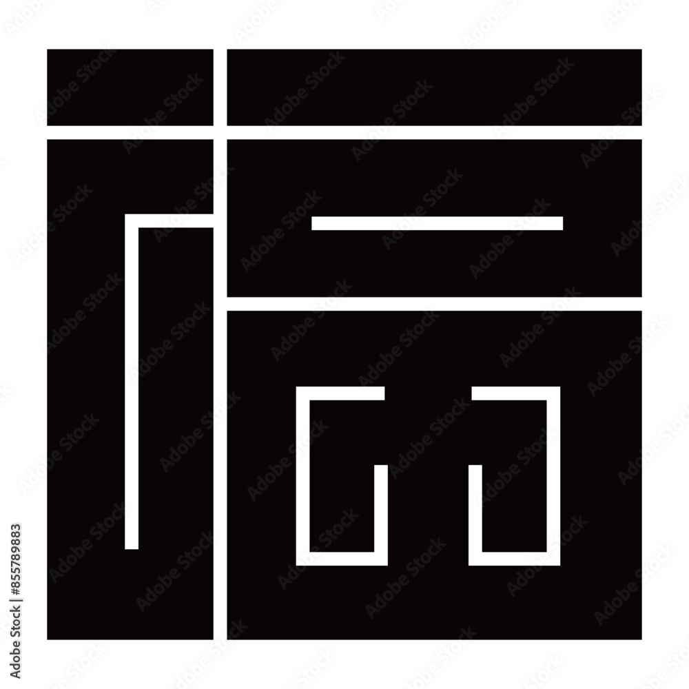 家紋です。角字という種類です。福の形です。 家紋です。角字という種類です。福の形です。