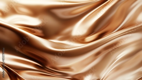 Wallpaper Mural Elegant golden satin fabric with soft folds, smooth texture, and a luxurious opulent feel. Torontodigital.ca