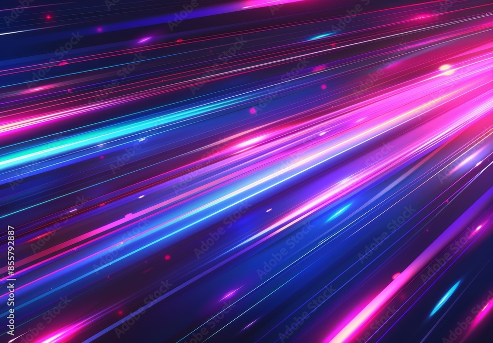 Chaos and light lines adorn this modern background in glitch fashion Chaos and light lines adorn this modern background in glitch fashion