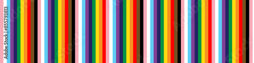 Gay pride. Pride Background with LGBTQ. Pride flag colours. Rainbow stripes background. Vector illustration for apps and websites. Vector EPS 10