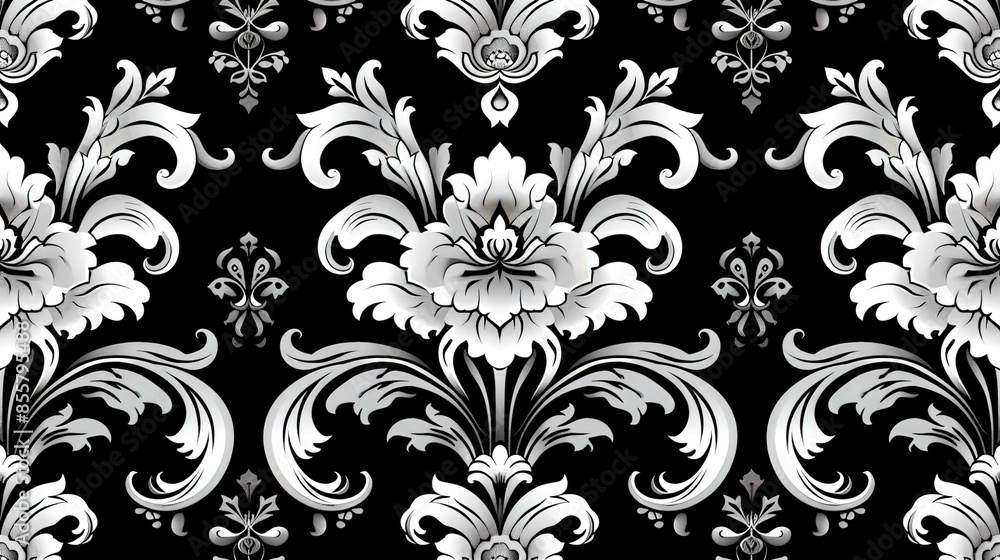 Black and white pattern wallpaper Black and white pattern wallpaper