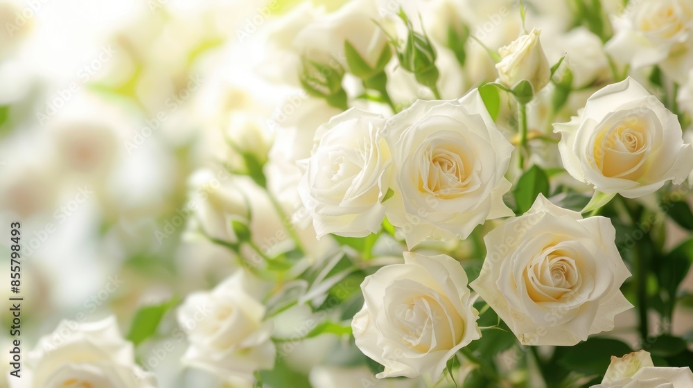 White Rose Blooms Beautifully White Rose Blooms Beautifully