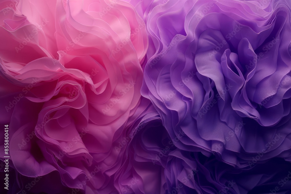 Obraz premium colorful pink and purple roses background, in the style of accurate and detailed, violet, purple