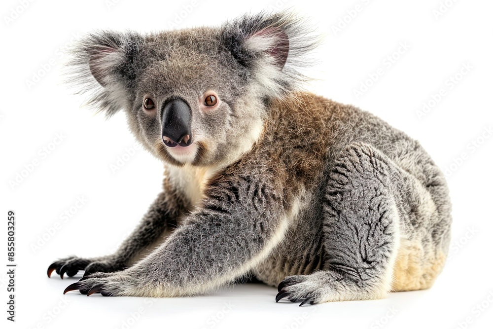 Kooala on white background Kooala on white background