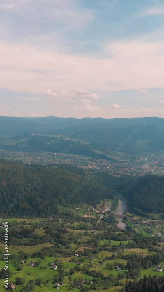 Fantastic view of mountain during summer Fantastic view of mountain during summer