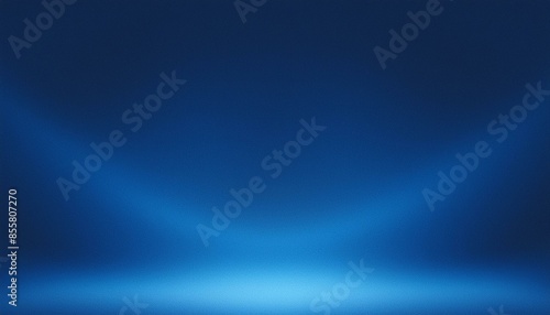 Blue gradient background grainy glowing blue light on dark backdrop noise texture effect