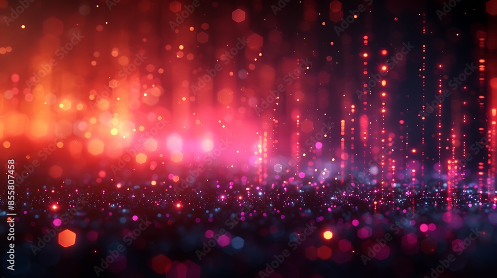 Graphic waveforms representing digital data or music editing. The waveforms are vibrant and dynamic, set against a sleek, dark background with colorful highlights Graphic waveforms representing digital data or music editing. The waveforms are vibrant and dynamic, set against a sleek, dark background with colorful highlights