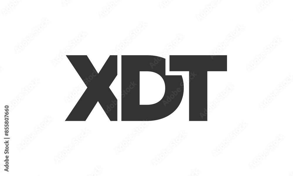 XDT logo design template with strong and modern bold text. Initial based vector logotype featuring simple and minimal typography. Trendy company identity. XDT logo design template with strong and modern bold text. Initial based vector logotype featuring simple and minimal typography. Trendy company identity.
