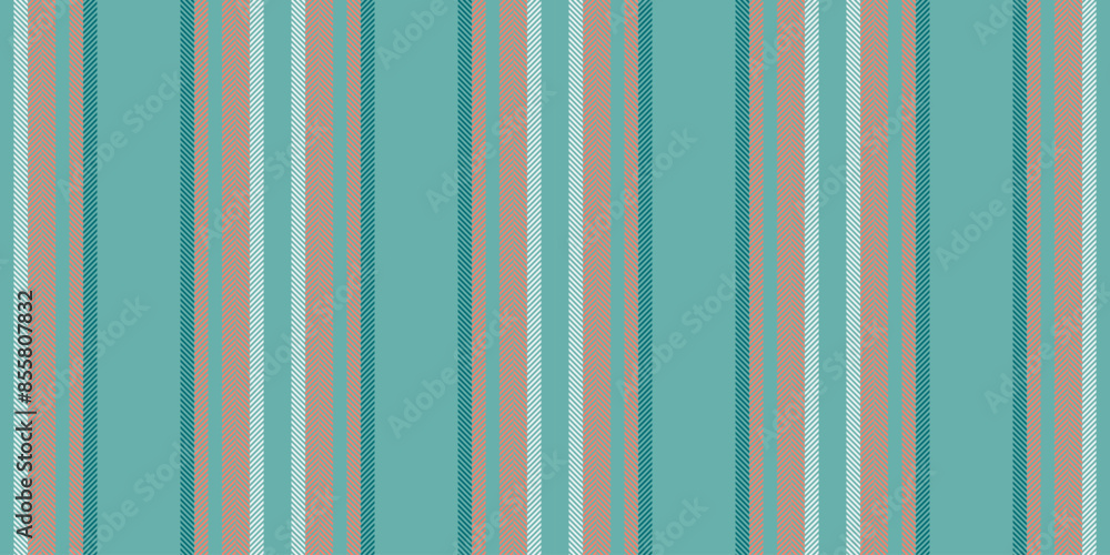 British vector pattern background, faded stripe seamless texture. Tailor vertical fabric lines textile in teal and red colors. British vector pattern background, faded stripe seamless texture. Tailor vertical fabric lines textile in teal and red colors.