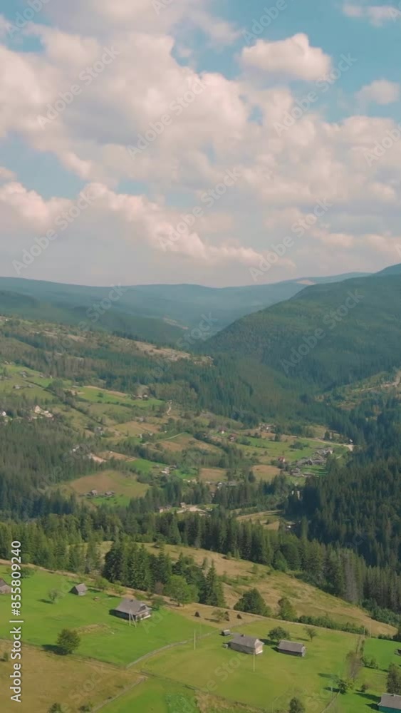 Fantastic view of mountain during summer Fantastic view of mountain during summer