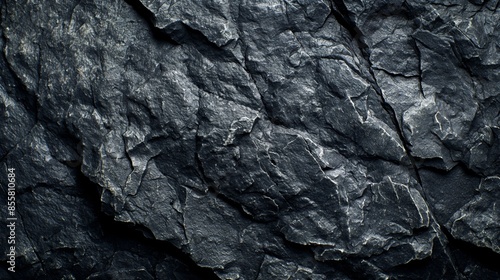 Wallpaper Mural Rugged textures of dark grey rock form a chaotic yet captivating pattern, highlighting the raw beauty of natural stone. Torontodigital.ca