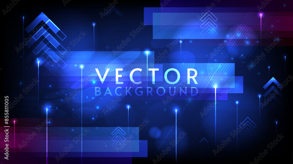 Abstract vector illustration. Dark backdrop with digital elements. Design for background, wallpaper, poster, web. Abstract vector illustration. Dark backdrop with digital elements. Design for background, wallpaper, poster, web.
