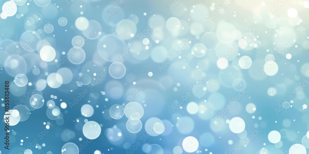 Abstract Blue and White Bokeh Background Abstract Blue and White Bokeh Background