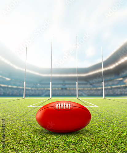 Aussie Rules Football Stadium Day