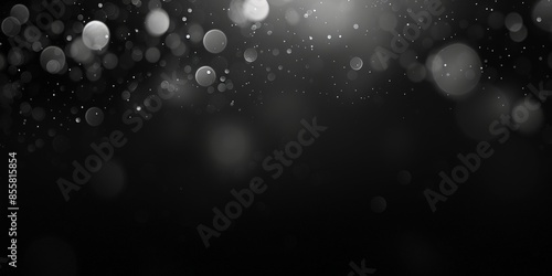 Abstract Bokeh Background with White Lights