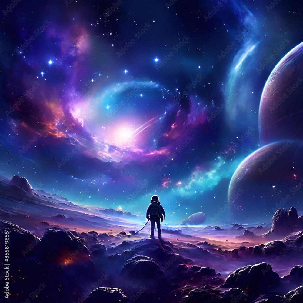 Obraz premium alien in space