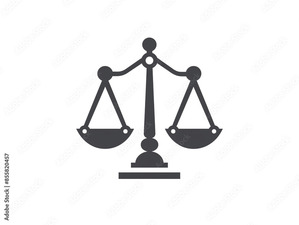 a black scale of justice a black scale of justice