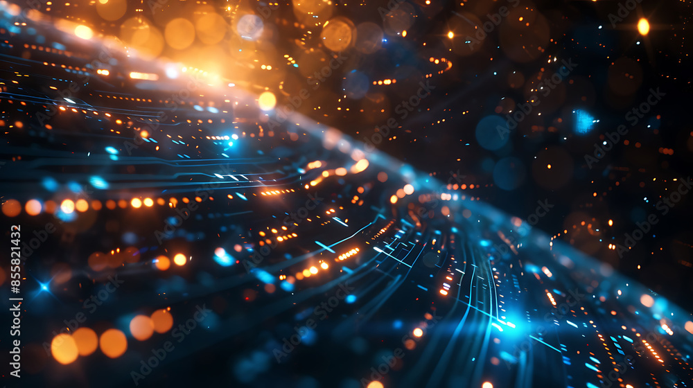 Obraz premium technology background