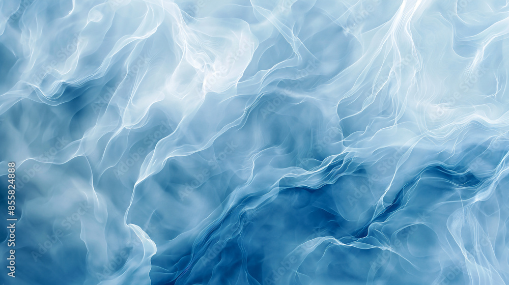 Closeup of an ice surface with intricate patterns and textures. Light blue background backdrop Closeup of an ice surface with intricate patterns and textures. Light blue background backdrop