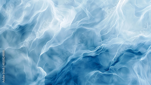 Wallpaper Mural Closeup of an ice surface with intricate patterns and textures. Light blue background backdrop Torontodigital.ca
