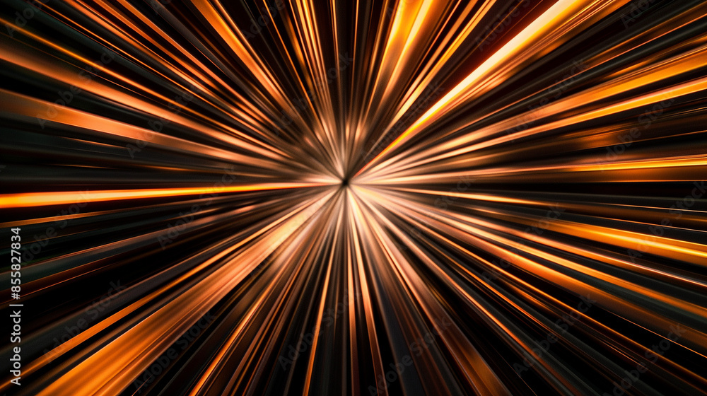 Bold radial speed lines in orange and black, creating a sense of explosive action Bold radial speed lines in orange and black, creating a sense of explosive action