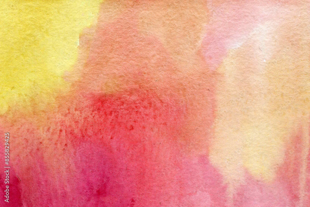 pink red-yellow watercolor background texture pink red-yellow watercolor background texture