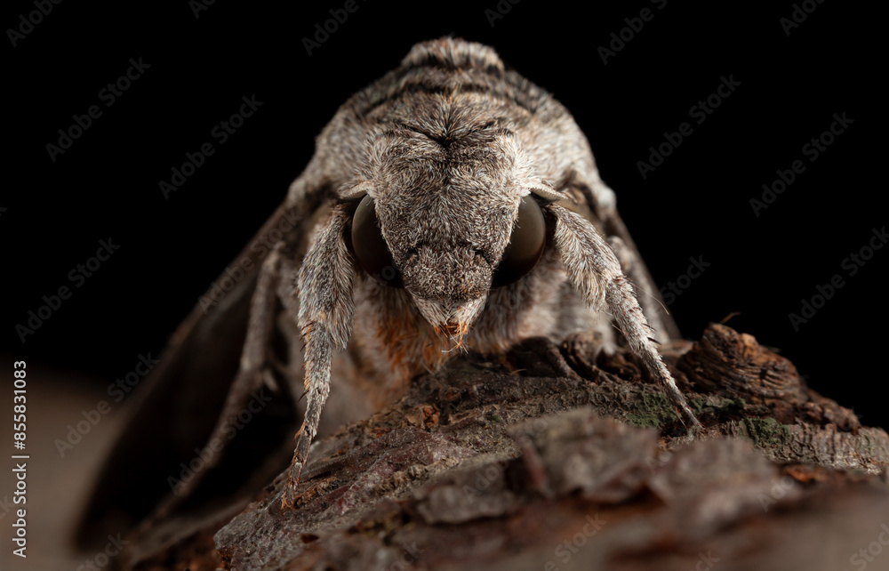 Hawk moth on dry wood Hawk moth on dry wood