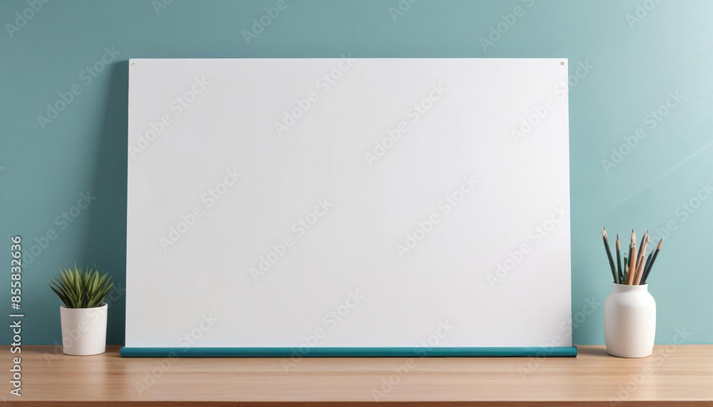Fototapeta premium Mock Up White Board Background