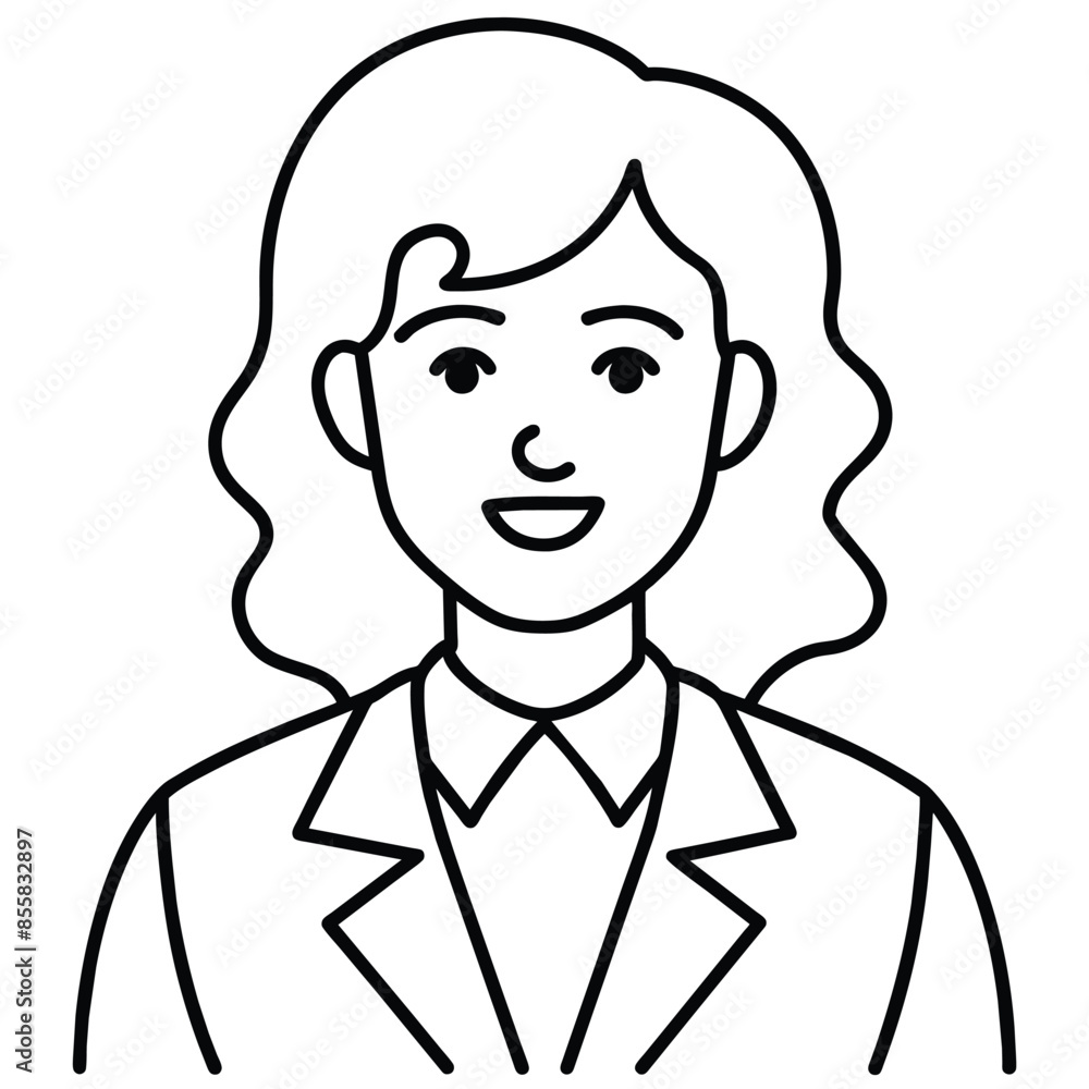 Administrative assistant vector art illustration Administrative assistant vector art illustration
