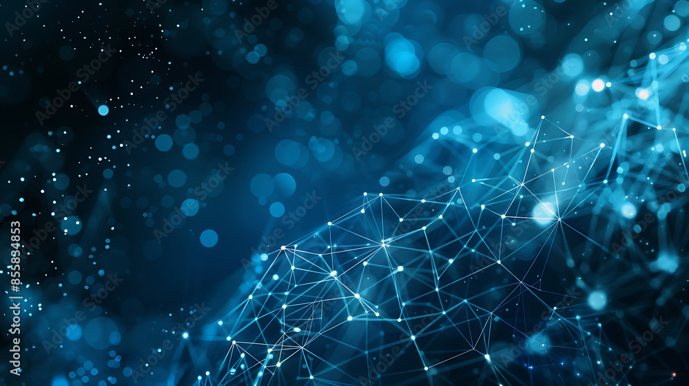 Obraz premium technology and business background