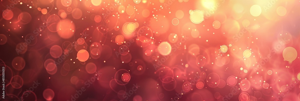 Abstract Red and Gold Bokeh Background Abstract Red and Gold Bokeh Background