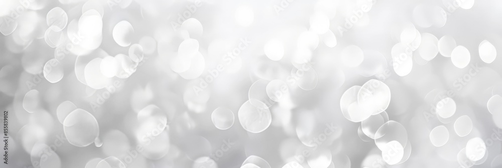 Abstract Bokeh Background with White Circles Abstract Bokeh Background with White Circles