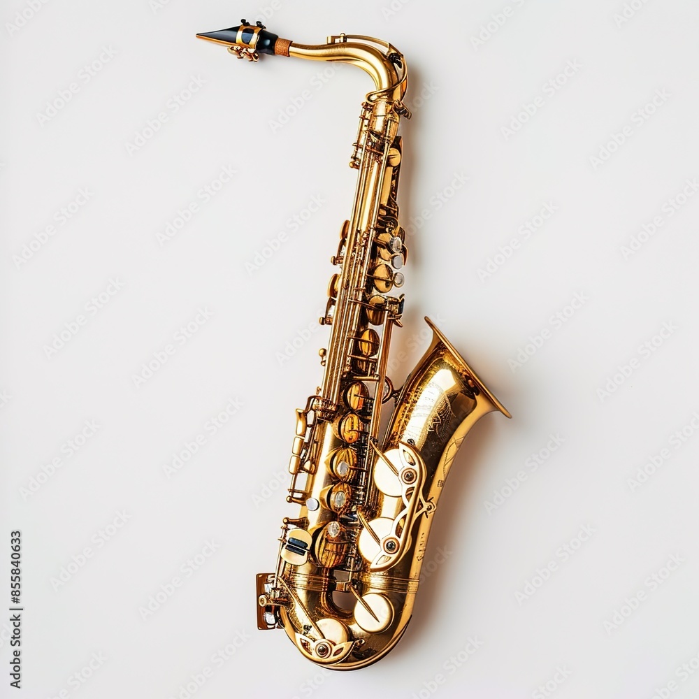 Obraz premium saxophone in white background