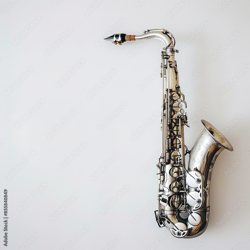 Obraz premium saxophone in white background