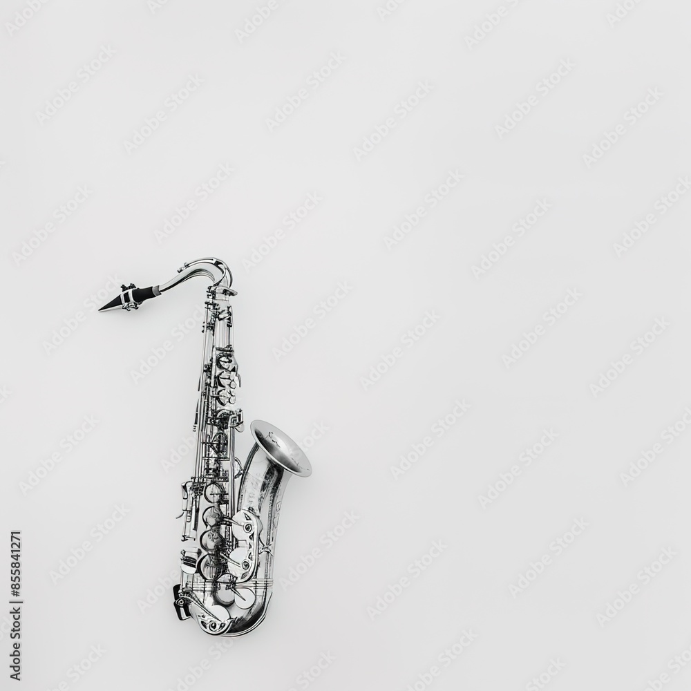 Obraz premium saxophone in white background
