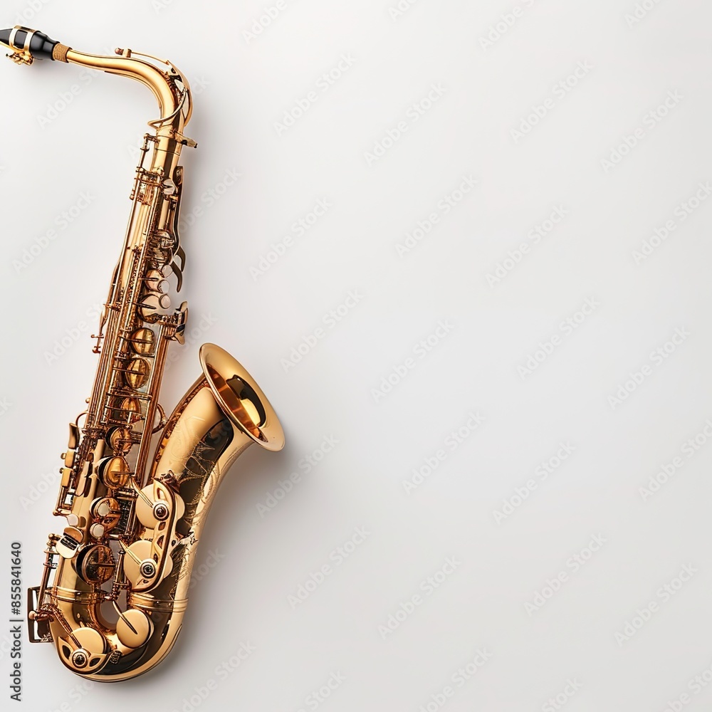 Obraz premium saxophone in plain background