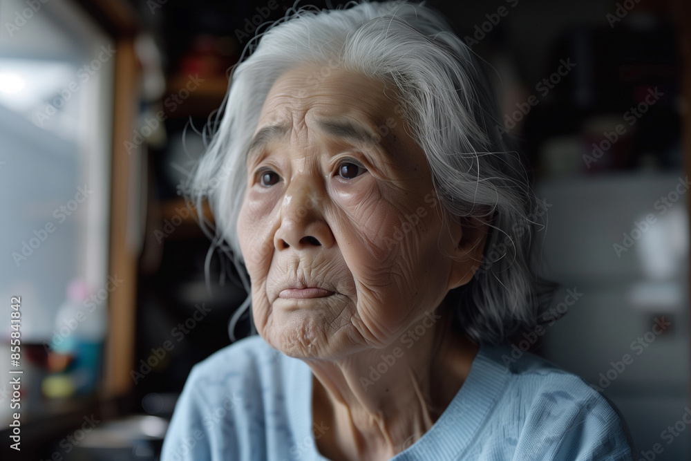 困っている老人