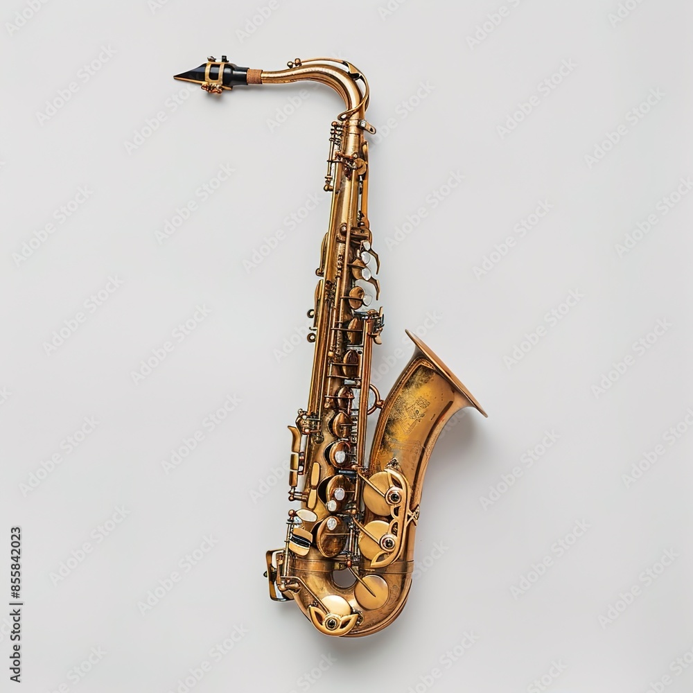 Obraz premium saxophone in plain background