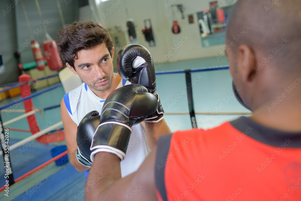 two men boxing martial arts two men boxing martial arts