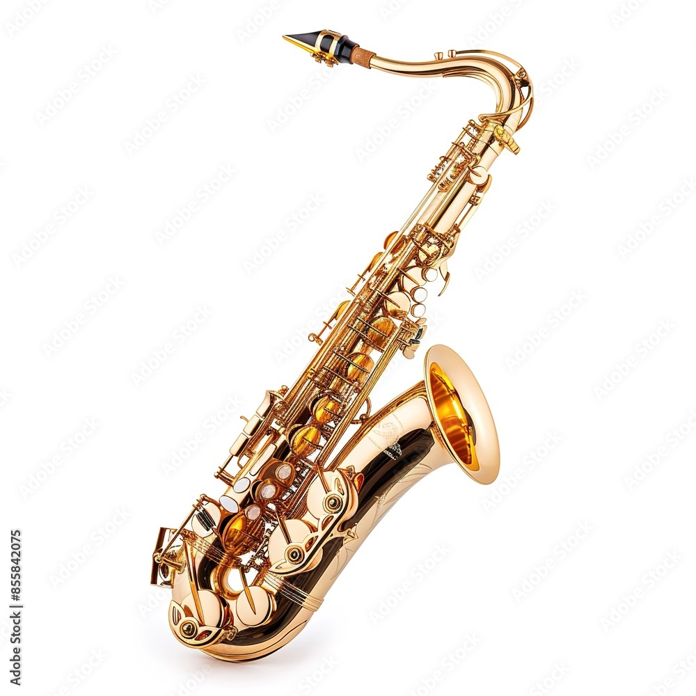 Obraz premium saxophone in plain background