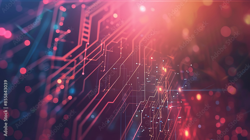Fototapeta premium abstract technology background