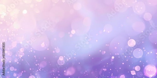 Abstract Purple and White Bokeh Background