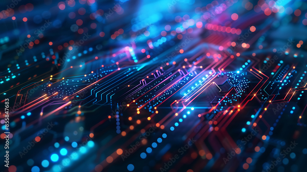 Obraz premium abstract technology background