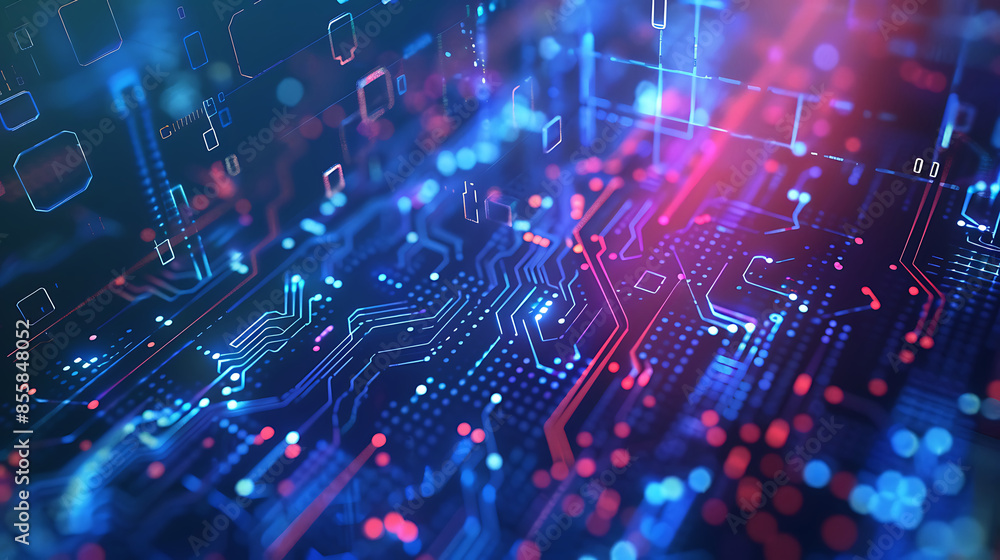 Obraz premium abstract technology background