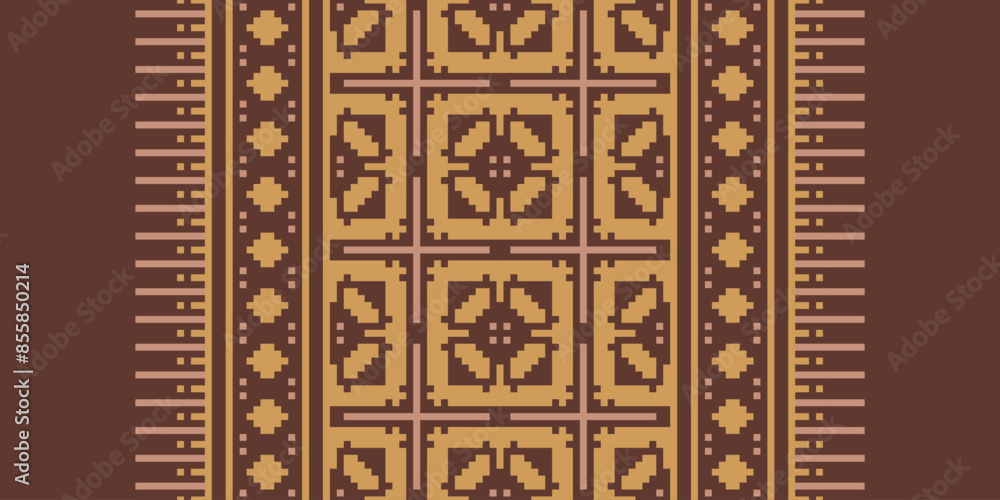 Native American Ethnic style abstract Navajo geometric tribal vector seamless pattern background. Native American Ethnic style abstract Navajo geometric tribal vector seamless pattern background.