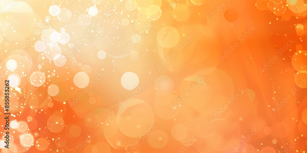 Abstract Orange and White Bokeh Background Abstract Orange and White Bokeh Background